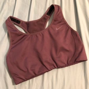 Nike Purple Lightly Padded Sports Bra